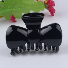 厂家直销塑料ABS怪手爪 黑色经典款发夹配件DIY蝴蝶结现货发饰品