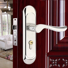 整套不锈钢门锁精抛型 锁具 卧室简约室内通用型 小50静音锁体E18