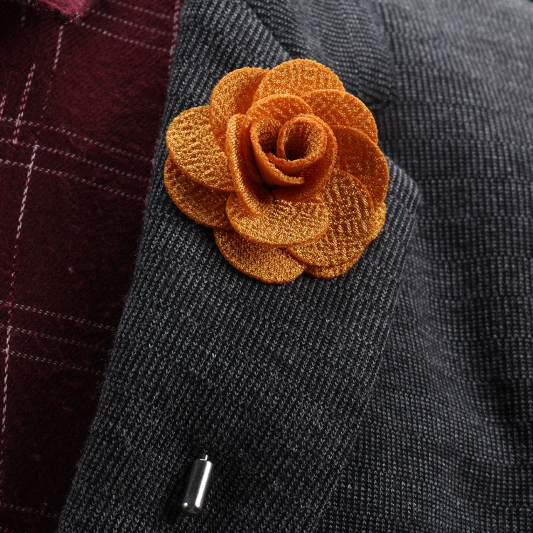 义美YIME Mountain tea handmade lapel pin, brooch, 4cm