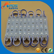 LED灯珠3灯防水5050贴片LED暖白光5050模组12V广告招牌发光字灯箱