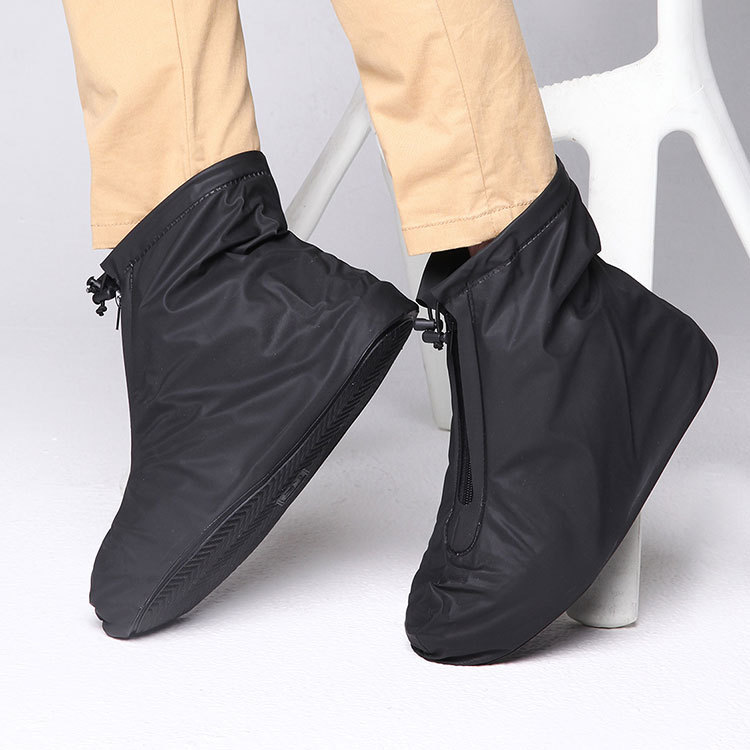 Cubierta de zapato de lluvia cubierta de zapato de hombre y mujer cubierta de zapato impermeable a prueba de lluvia antideslizante engrosada cubierta de zapato de lluvia para niños resistente al desgaste