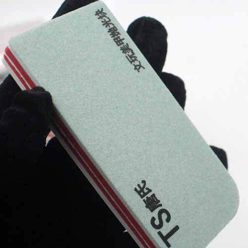 Commonly used polishing blocks for literary games, double-sided polishing blocks, red sandwich polishing blocks, nail files, Tang's double-sided red sandwich