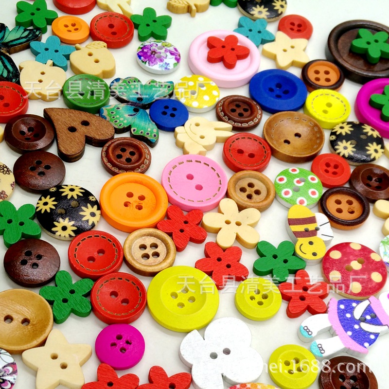 DIY hecho a mano mosaico botón multicolor mezclado serie 40G un paquete