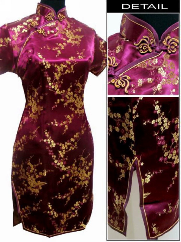 Dress, suit, short cheongsam, wholesale, Chinese style, city style