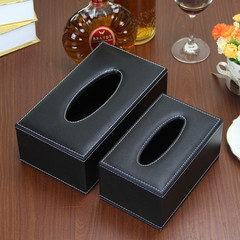 Creative Homeowners Use Leather Paper Towel Box Simple PU Leather Tissue Box Home Goods Tissue Box Manufacturer Wholesale