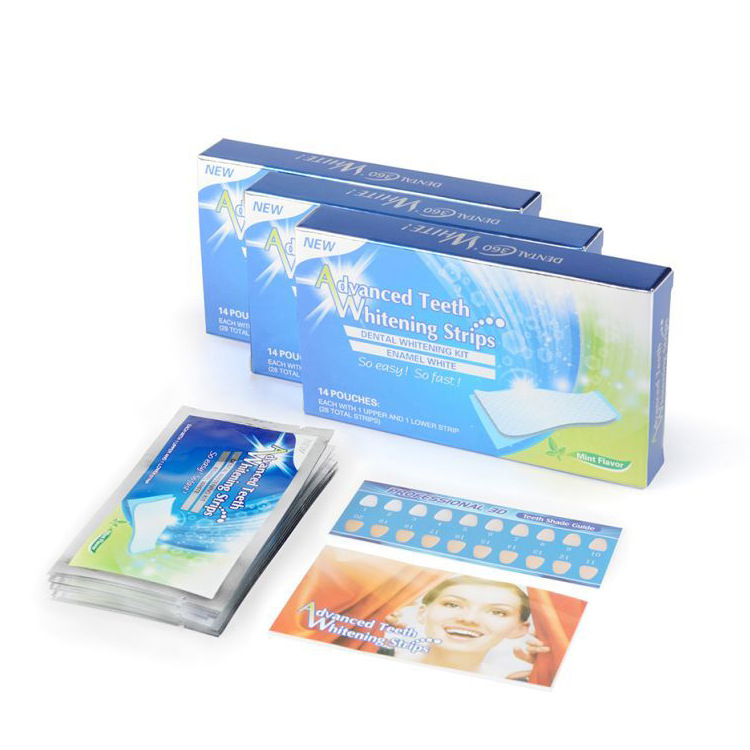 Dental Strips 3D 5D 9D Enzyme Whitening and Teeth Cleaning Cross-Border Dental Strips Wholesale Dropshipping
