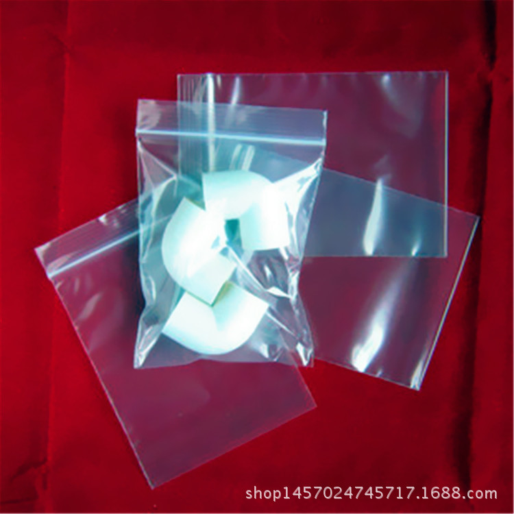 红边PE骨袋透明pe骨袋PE封口袋骨口胶袋pe自封袋供应厂家塑料袋