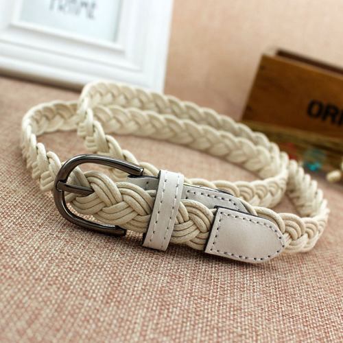 Ladies Crochet Wax Rope Braided Belt for Vintage Dresses, Decorative Fashion Waist Chain, Fine Women, One Piece Dropshipping Belt