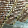 酒店尺寸餐厅金属装饰布