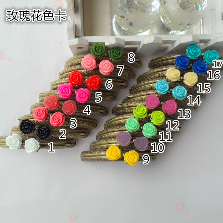 Sin stock 8.5CM semicircular encaje en relieve 17 colores rosa oro oro oro clásico oro 0164 - GT