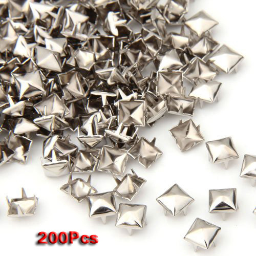 朋克铆钉 金字塔爪钉 厂家生产供应各种规格金字塔爪钉 方形爪珠