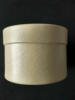 Watch box round beige