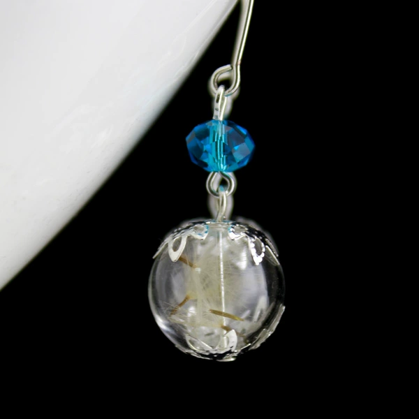 Silver turquoise crystal