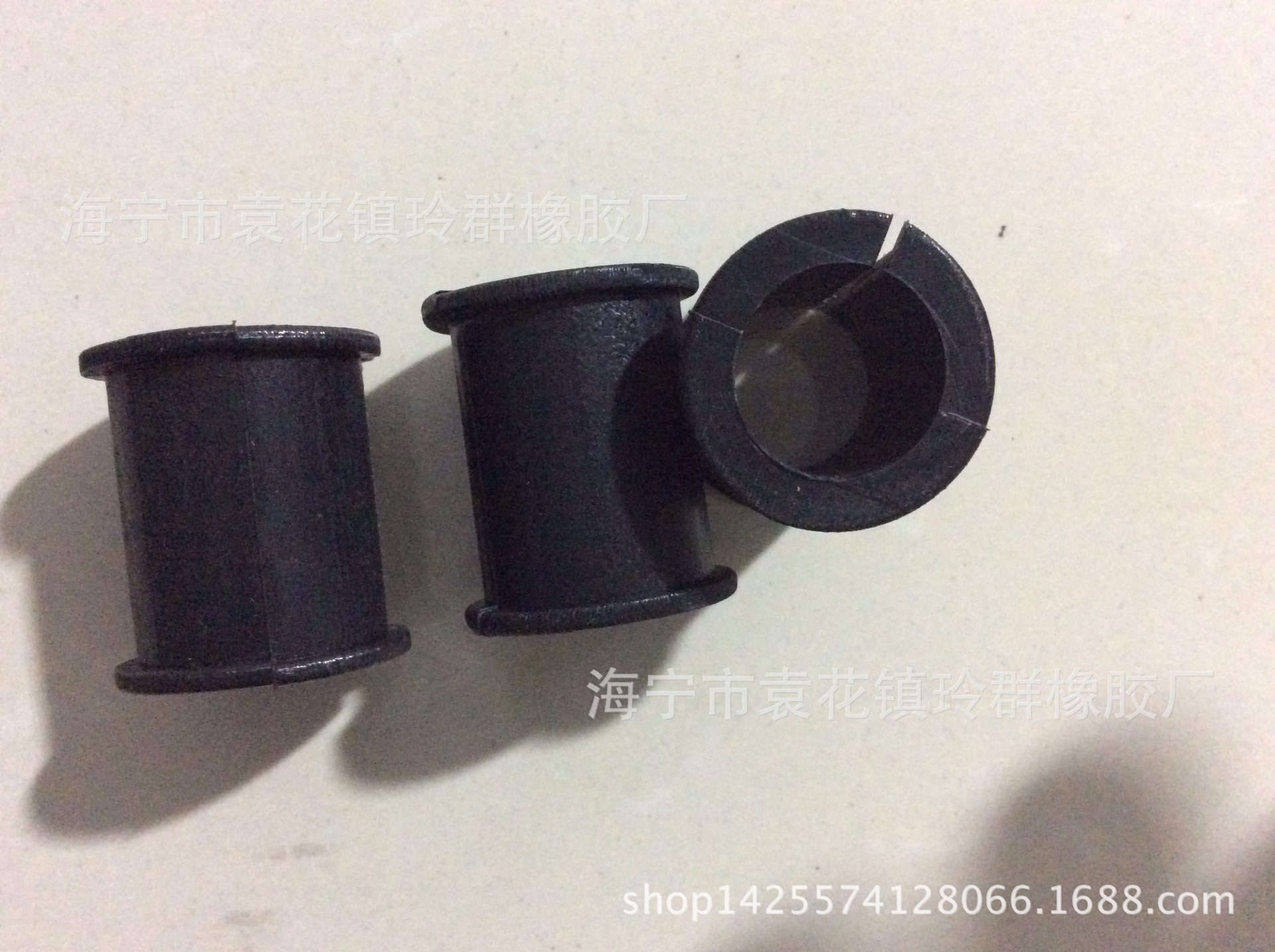 厂家供应 橡胶开口软胶套 黑色圆形硅胶开口胶套 汽车配件橡胶套