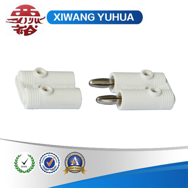 供应双排香蕉插公母 香蕉插对插 灯笼插头转换插 短路插