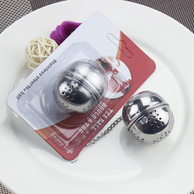 Stainless steel Pellet Tea makers Kitchen spices Spice Flavor Treasure Egg tea filter Kitchen Gadgets