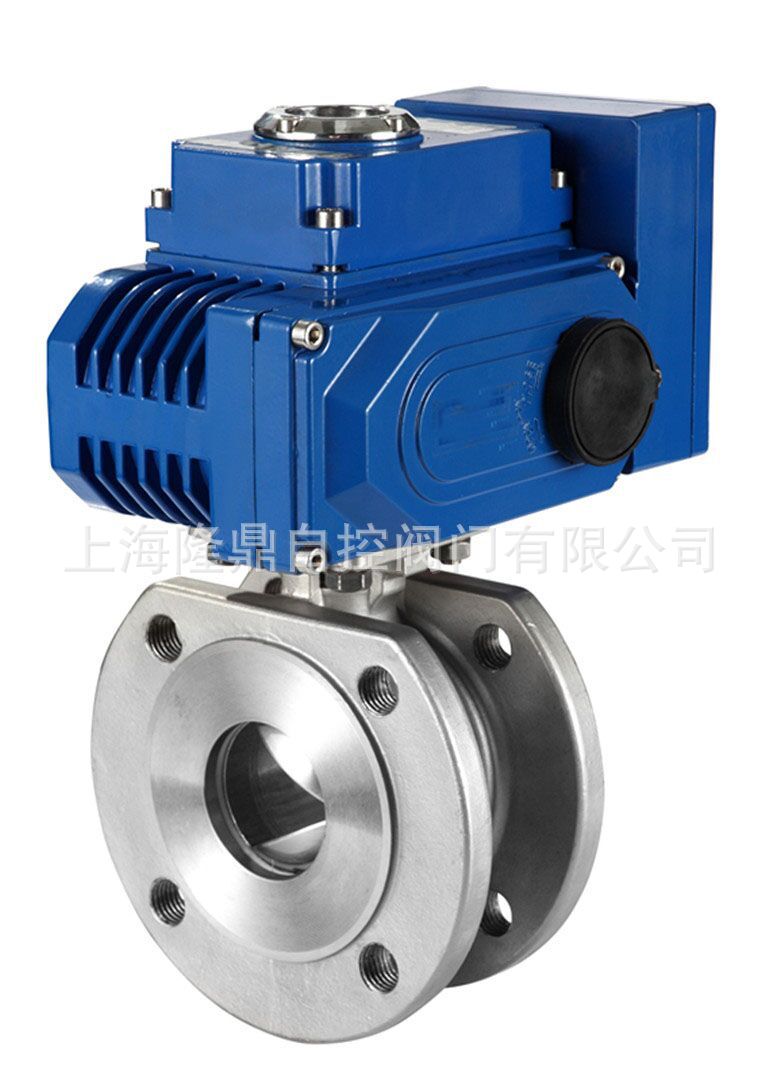 中隆鼎控供应Q971F电动对夹球阀 Q641F电动气动切断球阀 电动球阀