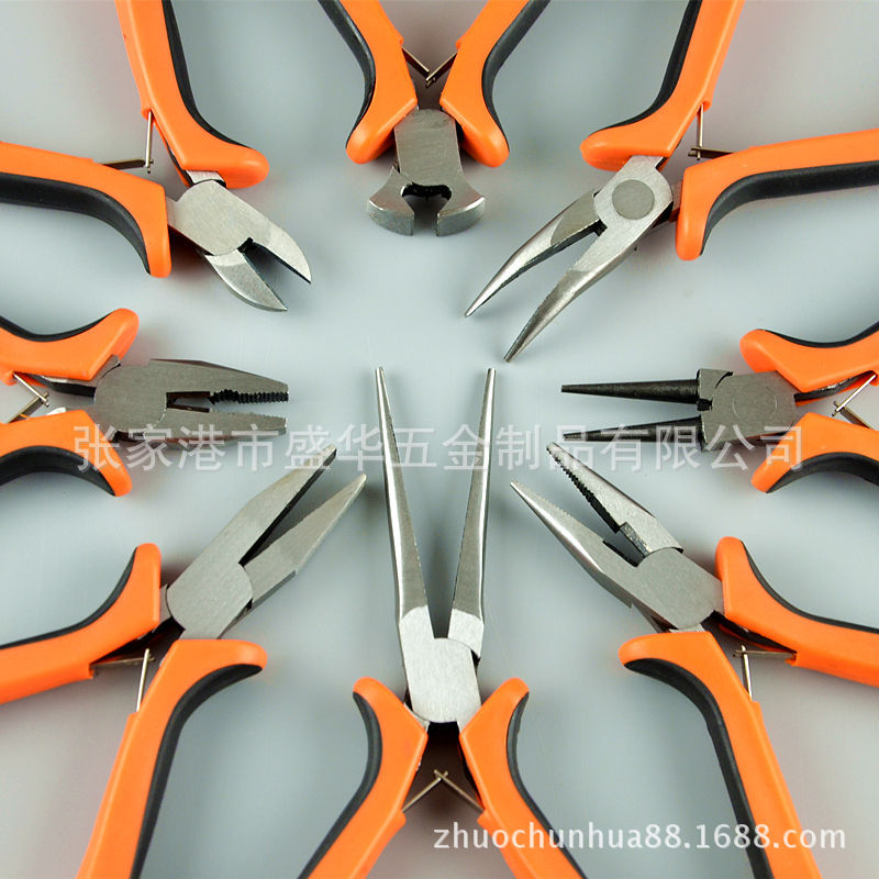 供应迷你钳子珠宝钳尖嘴斜口钢丝钳 电子钳家庭工具