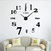 Cross -border hot sale creative large hanging clock 47 -inch DIY acrylic watch 3D home decoration wall sticker clock