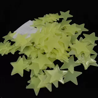 【童乐夜光】夜光星星荧光墙贴循环发光宿舍卧室贴饰厂家批发