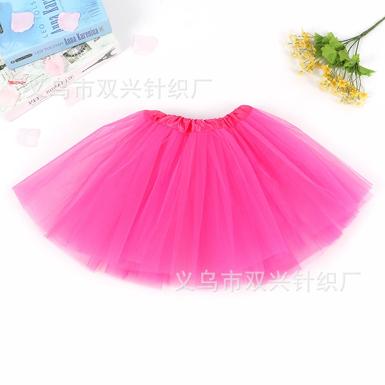 Новая универсальная сетчатая юбка-петтик для взрослых, трехслойная сетчатая юбка, обернутая талией, юбка-петтиюбка с широкой талией