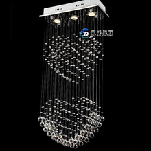 跨境现代简约心形LED水晶吊灯温馨浪漫吊灯卧室客厅吸顶灯饰灯具