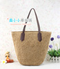 Brand straw beach one-shoulder bag for leisure, shoulder bag