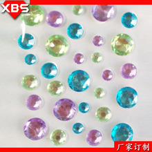 深圳厂家新款 亚克力钻贴 脸贴钻 贴钻加工口红管 手机壳粘钻