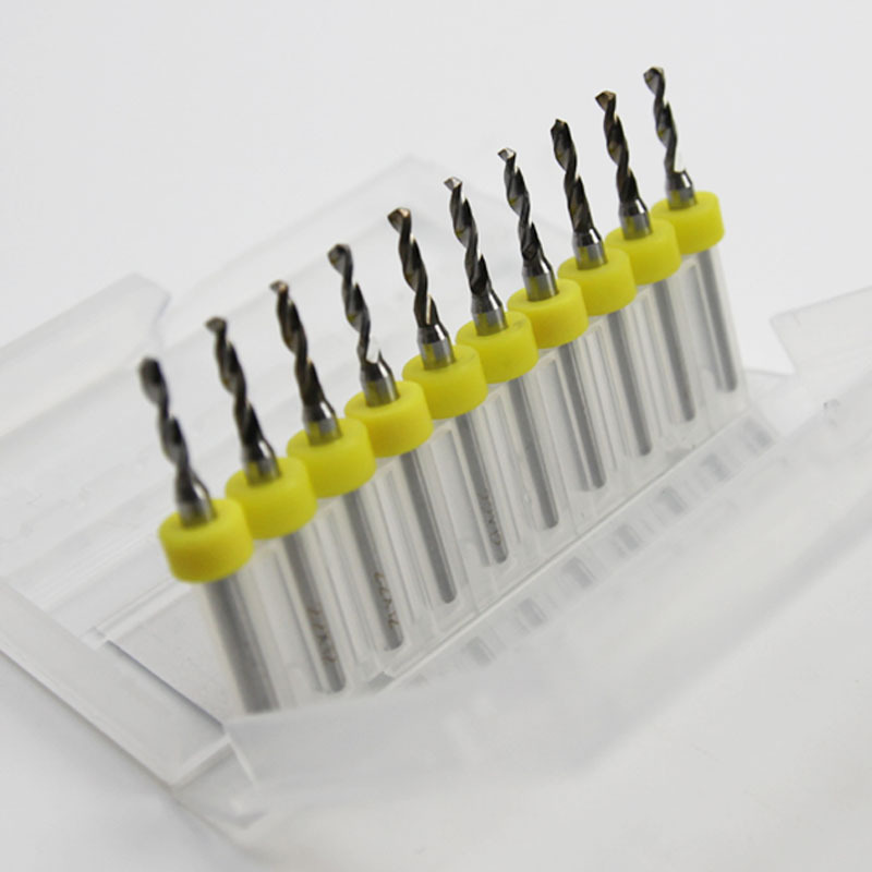 PCB drill bit Tungsten steel twist drill Fixed handle drill Carbide drill bit Fine engraving machine drill bit