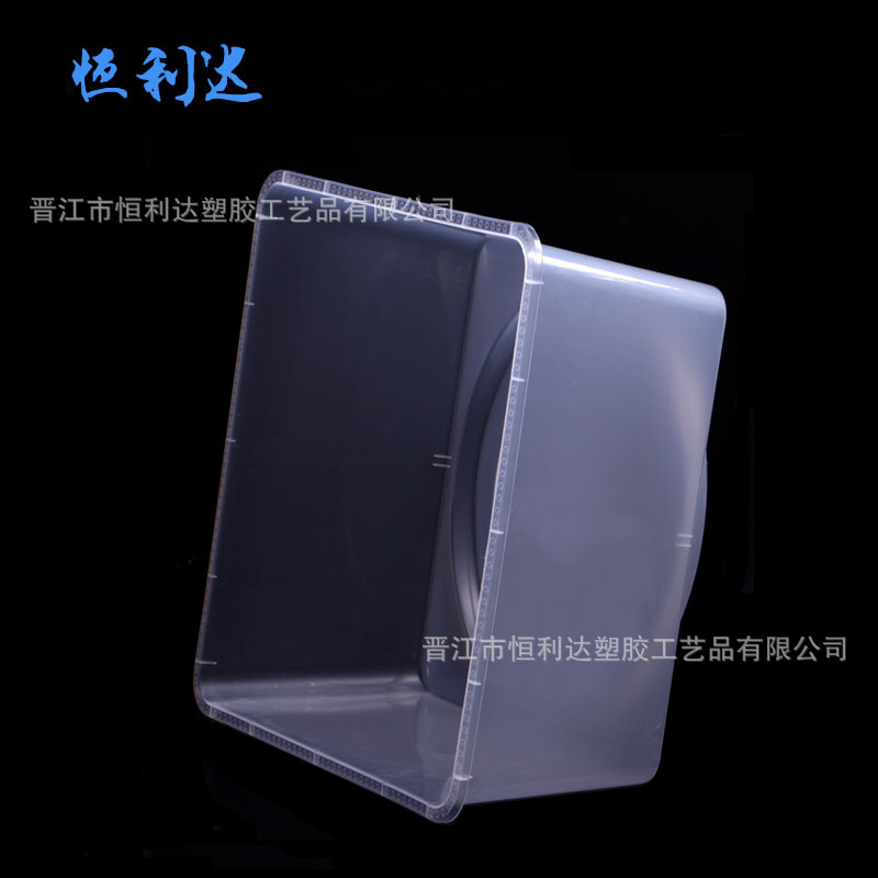 30*30*15PP塑料方形圆底半透明糖果缸超市散装食品盒展示陈列盒子