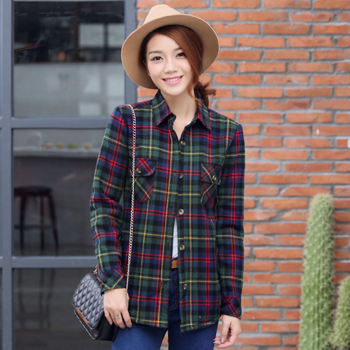 New winter urban casual, thick cotton, lamb velvet, square collar, slim blouse, cardigan, to keep warm