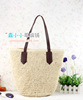 Brand straw beach one-shoulder bag for leisure, shoulder bag