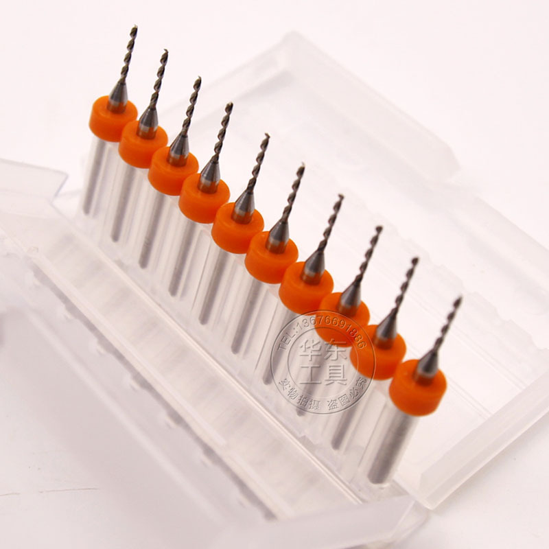 PCB drill bit Tungsten steel twist drill Fixed handle drill Carbide drill bit Fine engraving machine drill bit