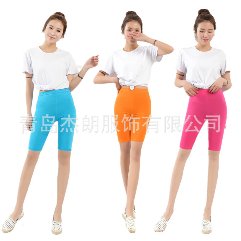 Women's Modal Five-point Safety Pants Anti-light 5-point Plus Size Fat Leggings Safety Pants Thin Medium Pants Cotton Women's Modal Five-point Safety Pants Anti-light 5-point Plus Size Fat Leggings Safety Pants Thin Medium Pants Cotton