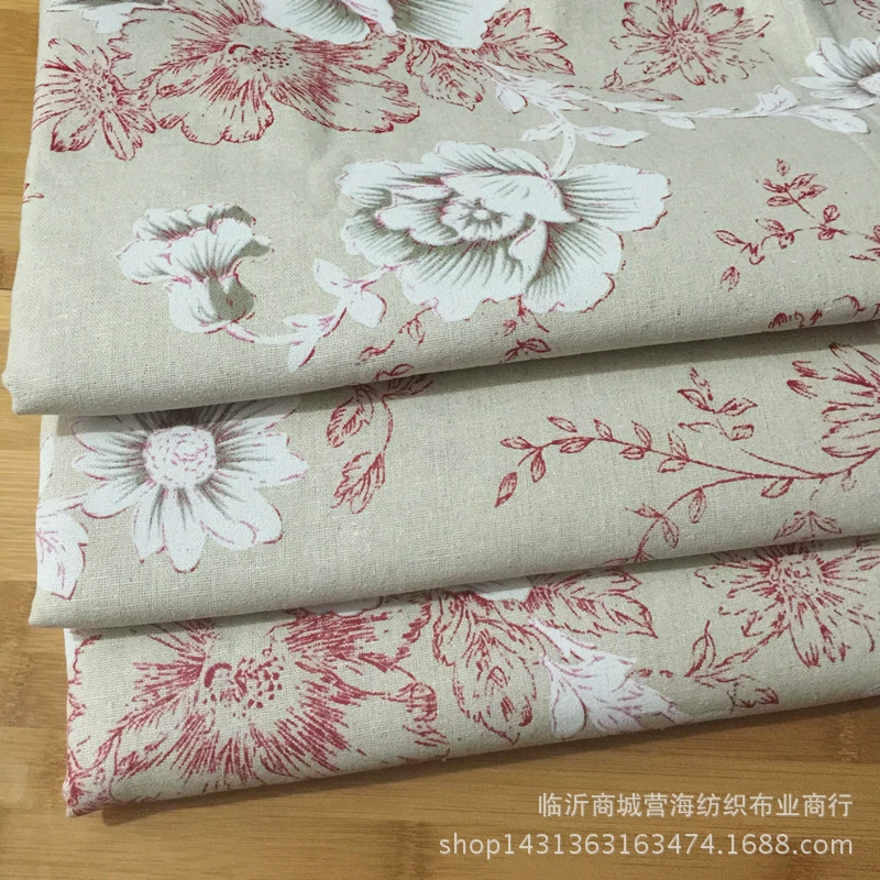 Плащ с подкладкой из полиэстерного хлопка imitation hemp лен ткань фартук салфетка столовый текстиль декоративный фон изделия крышка подушки ткань
