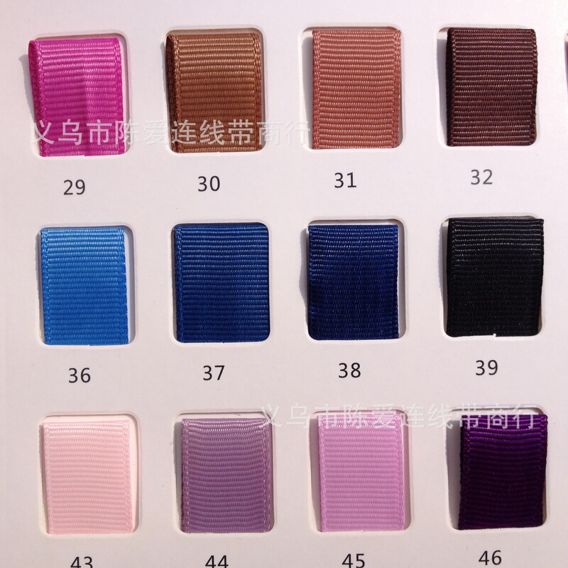 90 meters per roll polyester cross-grain webbing rib with black pure white towel color thread ribbon strap