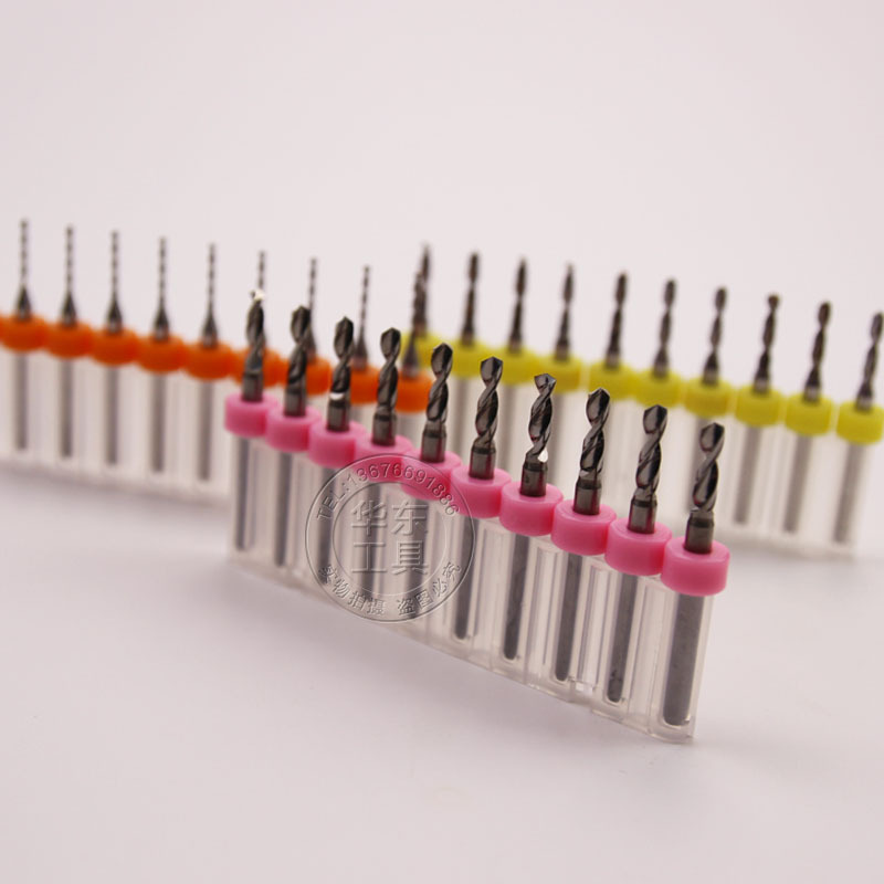 PCB drill bit Tungsten steel twist drill Fixed handle drill Carbide drill bit Fine engraving machine drill bit