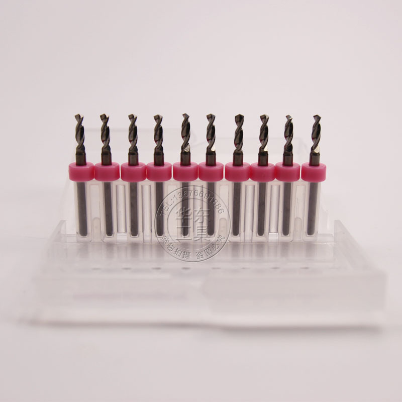 PCB drill bit Tungsten steel twist drill Fixed handle drill Carbide drill bit Fine engraving machine drill bit