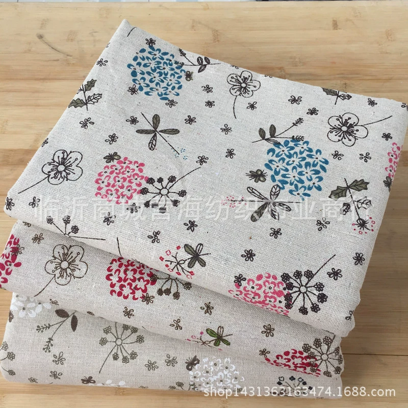 Заводская цена на лен и конопляную печать DIY ручная печать и краска, большой объем от Youjun хлопчатобумажная ткань