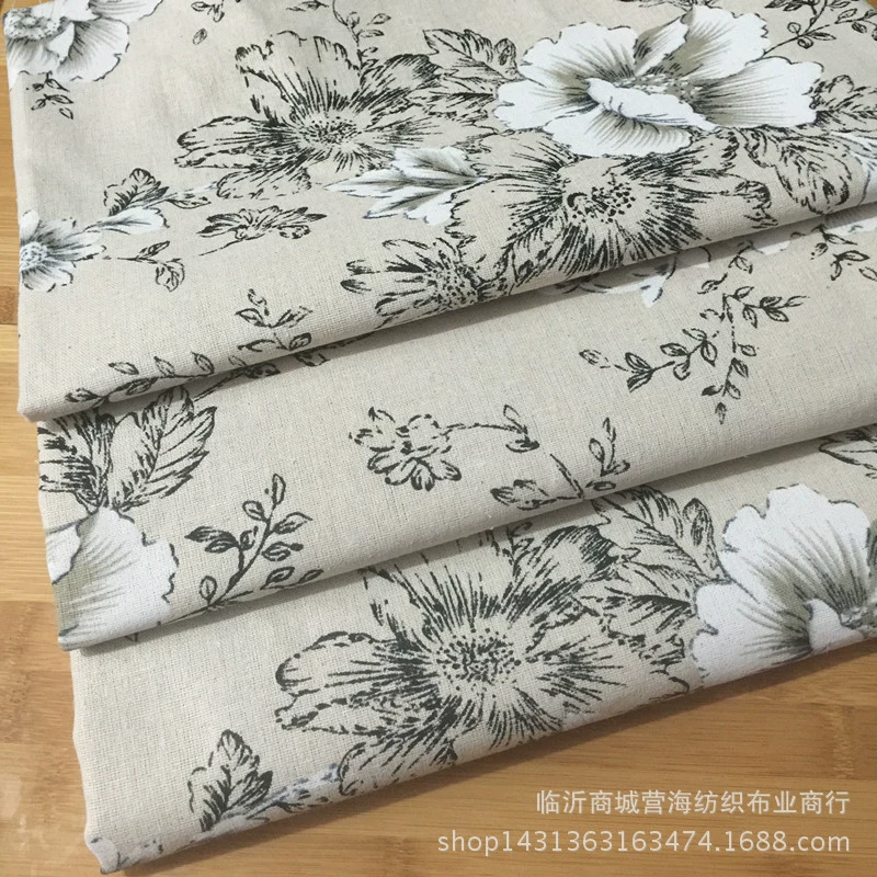 Плащ с подкладкой из полиэстерного хлопка imitation hemp лен ткань фартук салфетка столовый текстиль декоративный фон изделия крышка подушки ткань