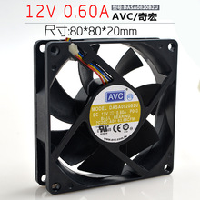 AVC 8020 12V 0.60A DASA0820B2U 8CM 4��PWM ���� CPU�������