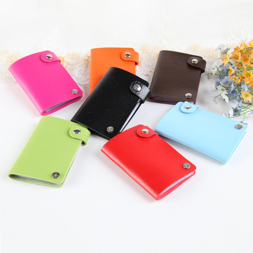 Multifunctional card holder PU leather rotating card case, assorted card holder wholesale, bank card holder bulk, custom credit card holder