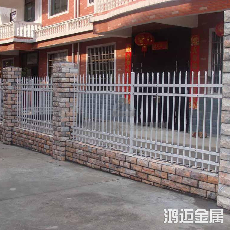 生产铸铝围墙护栏 道路护栏 四横杆锌钢护栏厂家