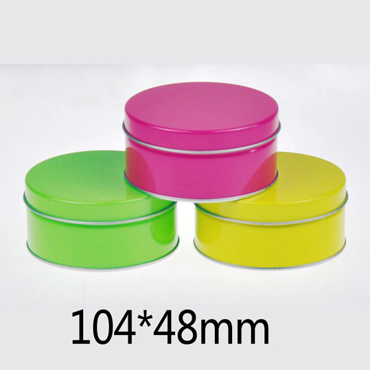 厂家供应104x48mm马口铁圆罐 收纳罐 礼品盒 喜糖盒防潮密封