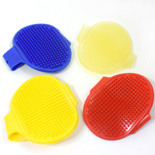 Long Needle Round Brush Pet Brush Wholesale Stainless Steel Dot Massage Brush Cleaning Bath Brush Rubber Dog Brush