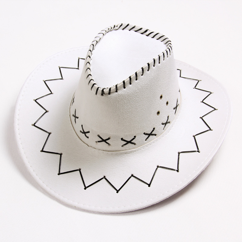Adult model-denim hat white