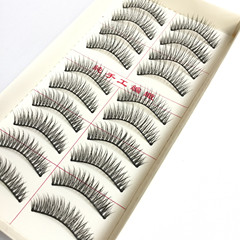 092# Taiwanese Hand-Processed False Eyelashes with Natural Clustered Cross-Stranded Nude Eyelashes, Wholesaled by Qingdao Sanni Factory