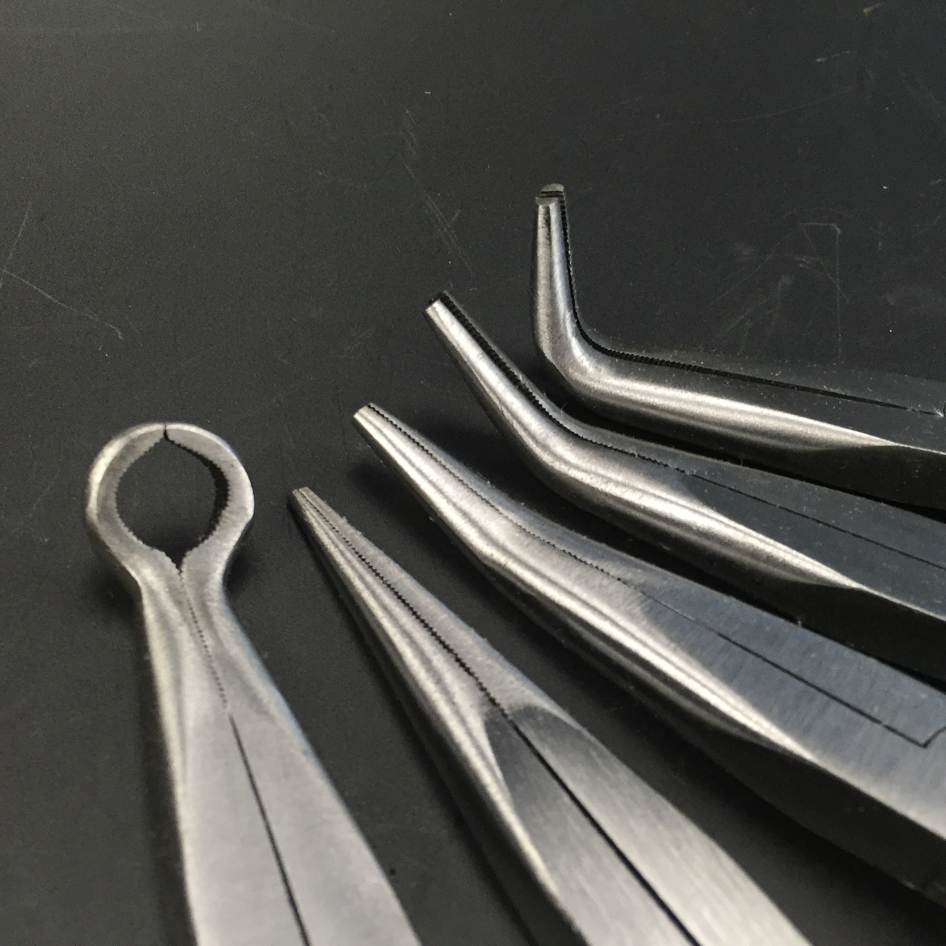 11 pulgadas de mango largo alicates puntiagudos 275mm alicates puntiagudos alicates curvados Alicates de punta larga O-tipo alicates curvados informe