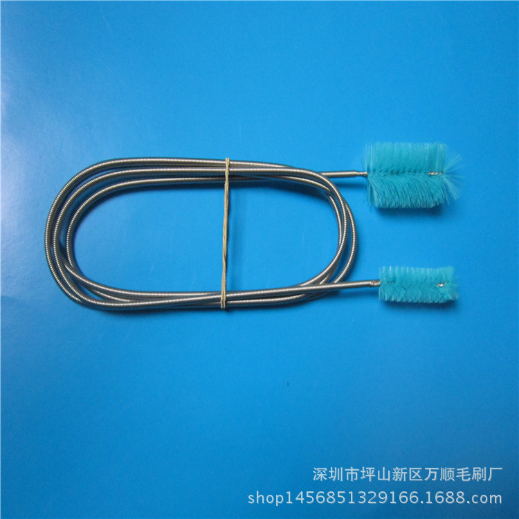工厂大量批发各种管道弹簧清洁刷 乐器通条刷 水族鱼缸清洗弹簧刷