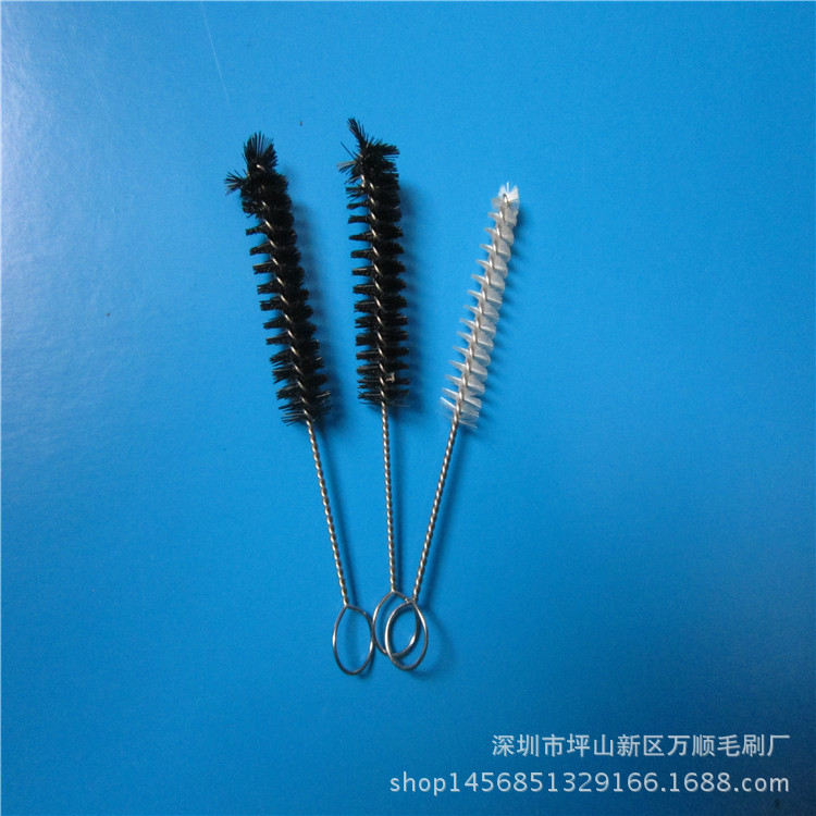 厂家大量批发各种尺寸清洁刷 304不锈钢小毛刷 试管刷 尼龙扭线刷
